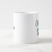 My Grace is Sufficient Scripture Teal Jumbo-Tasse (Vorderseite)