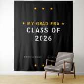 My Grad Era Class of 2026 Photo Backdrop Wandteppich (Beispiel)