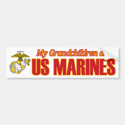 My Grandchildren are Marines Autoaufkleber (Vorne)