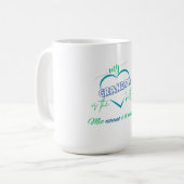My Grandpa Is the Best – Bilingual Gift Design Kaffeetasse (Vorderseite Links)