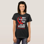 My Grandson's Fight Is My Fight Blood Cancer Aware T-Shirt (Vorne ganz)