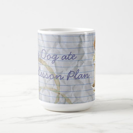 My Griffon Ate my Lessingplan Kaffeetasse (Mittel)