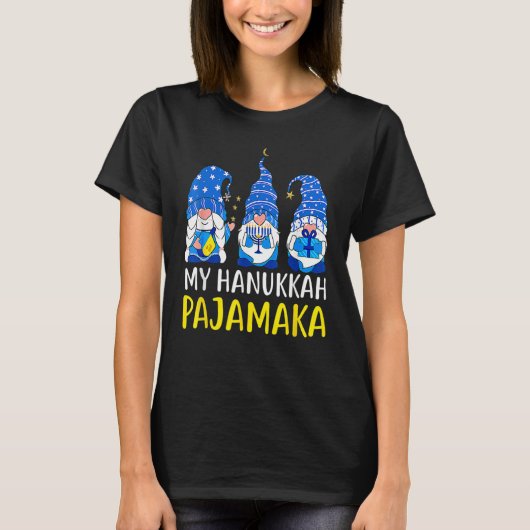 My Hanukkah Pajamakah Chanukah Pajamas PJs T-Shirt (Vorderseite)