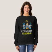 My Hanukkah Pajamakah  Chanukah Pajamas PJs Women  Sweatshirt (Vorne ganz)