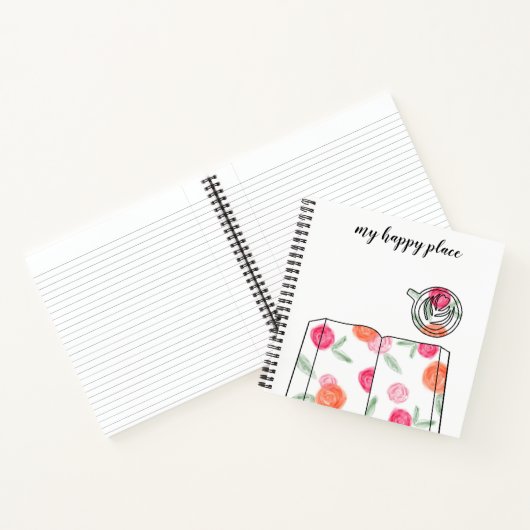 my happy place Journal Notizblock (Innenseite)