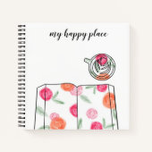 my happy place Journal Notizblock (Vorderseite)