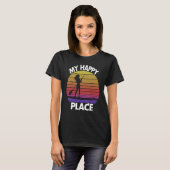 My Happy Place Paddling Women Paddle Boarding Lo T-Shirt (Vorne ganz)