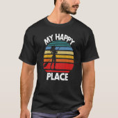 My Happy Place Paddling Women Paddle Boarding Lov T-Shirt (Vorderseite)