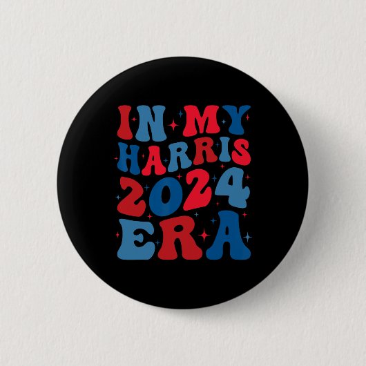 My Harris 2024 Era Shirt Kamala Harris Election Ar Button (Vorderseite)