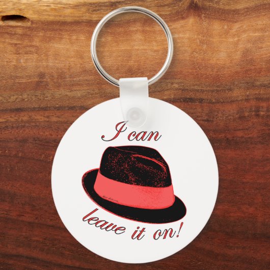 My Hat Schlüsselanhänger (Vorderseite)