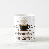 My Heart Beats for Coffee-mug Kaffeetasse (Mittel)