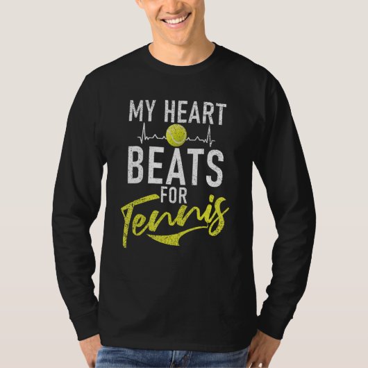 My Heart Beats for Tennis   T-Shirt (Vorderseite)