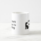 My Heart Belong To My Dog Mug Kaffeetasse (Mittel)