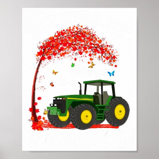 My Heart Belongs To A Farmer Valentine For Farmer Poster (Vorne)