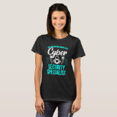 My Heart Belongs To Cybersecurity Cyber Security S T-Shirt (Vorne ganz)