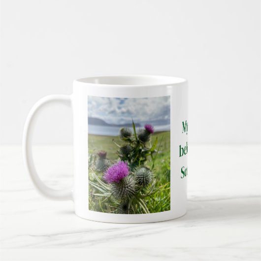My heart belongs to Scotland. Coffee Mug Kaffeetasse (Links)