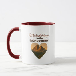 My Heart Belongs to the Backcountry Premium Tasse