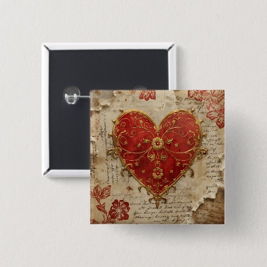 My Heart  Button (Vorne & Hinten)