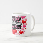 My Heart Is Forever Yours Valentine Love Kaffeetasse (VorderseiteRechts)