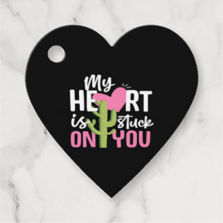 My Heart Is Stuck On You Cactus Heartfelt Design  Geschenkanhänger