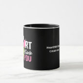 My Heart Is Stuck On You Cactus Heartfelt Design  Tasse (Zentrum)