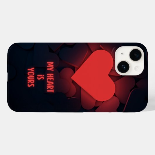 My Heart Is Yours Iphon 14 Case (Rückseite (Horizontal))