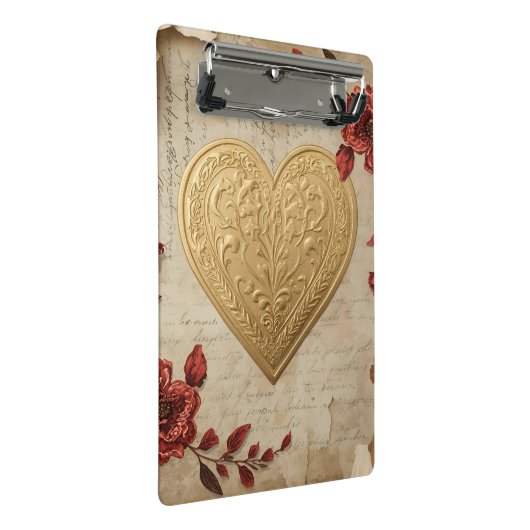 My Heart  Mini Klemmbrett (Schrägansicht)
