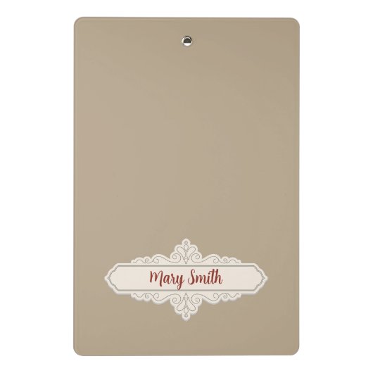 My Heart  Mini Klemmbrett (Rückseite)