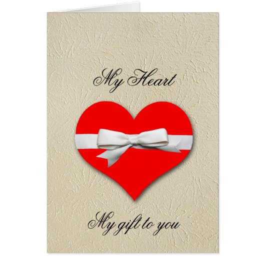 My Heart, My Gift to you -- Forever Personalize (Vorne)