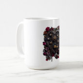 My Heart Permanently on Vacation T-Shirt Kaffeetasse (Vorderseite Links)