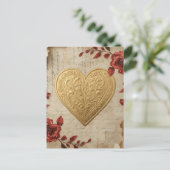 My Heart  Postkarte (Stehend Vorderseite)