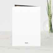 My Heart Semi Glossy Valentine Feiertagskarte (Rückseite)