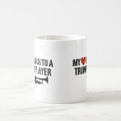 My Heart Trumpet Player Kaffeetasse (Mittel)