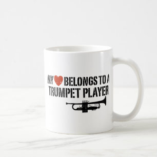 My Heart Trumpet Player Kaffeetasse