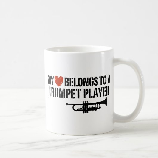 My Heart Trumpet Player Kaffeetasse (Rechts)