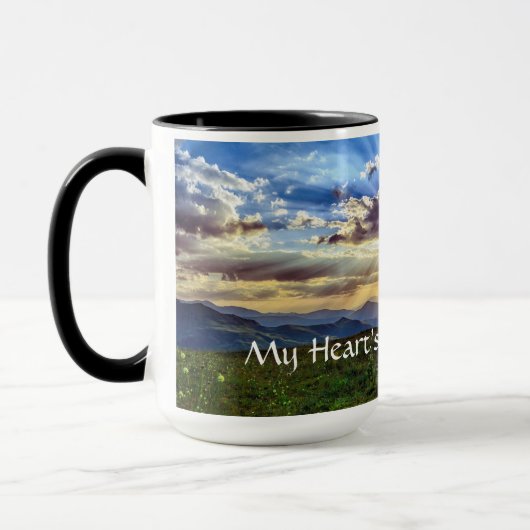 My Heart's in the Highlands Coffee Mug Tasse (Links)