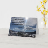 My Help Comes From The Lord Psalm 121 Karte (Gelbe Blume)