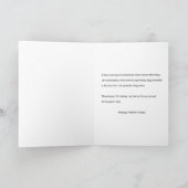 My Hero Father's Day Card Feiertagskarte (Innenseite)