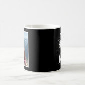 My Hero My Mom Bold Personalized 1 Photo Black Kaffeetasse (Mittel)
