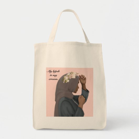 My Hijab is my Crown Tote Tragetasche (Vorne)