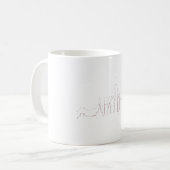 My Home Qatar – Minimalist Design Kaffeetasse (Vorderseite Links)