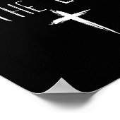 My Hope Is In The Lamb Jesus Christian Prayers Men Poster (Ecke)