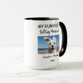 My Humans Are Getting Married – 2 Custom Dog Photo Tasse (VorderseiteRechts)