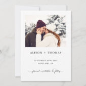 My Humans Are Getting Married Dog Photo Wedding Save The Date (Rückseite)