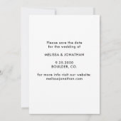 My Humans Are Getting Married Love Dog Wedding  Save The Date (Rückseite)
