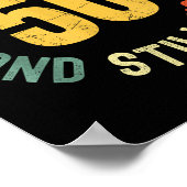 My Husband Is 50 And Still Hot Funny Quote 50th Bi Poster (Ecke)