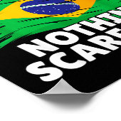 My Husband Is Brazilian Funny Brazil Flag Gift For Poster (Ecke)