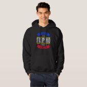 my husband is filipino you can't scares me Philipp Hoodie (Vorne ganz)