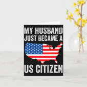 My Husband Just Became A Us Citizen New American Karte (Gelbe Blume)