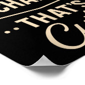 My Husband Thinks He’s In Charge Funny Saying Humo Poster (Ecke)